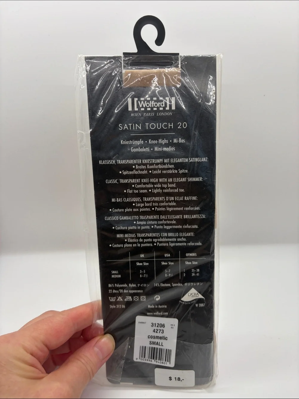 Wolford Satin Touch 20 Sheer Tights - Tan